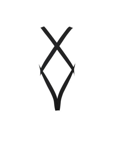 PASSION 040 BODY LEON NEGRO L/XL