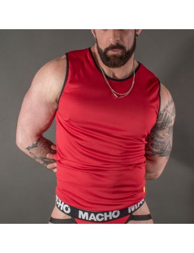 MACHO CAMISETA ROJA S/M