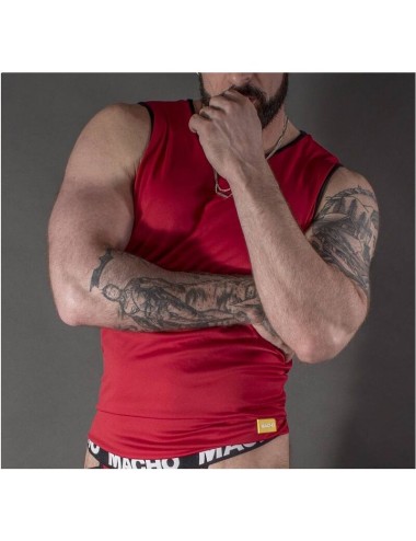 MACHO CAMISETA ROJA S/M