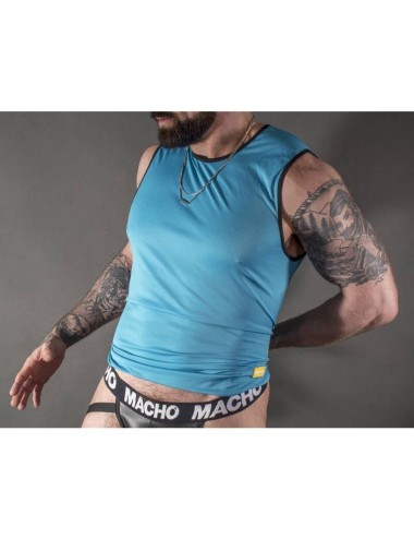 MACHO CAMISETA AZUL S/M