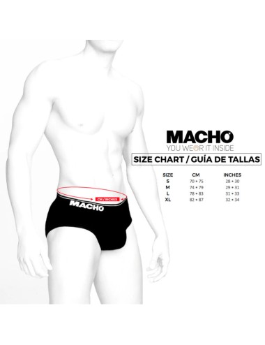 MACHO MS24B CALZONCILLO BRIEF DARK BLUE XL