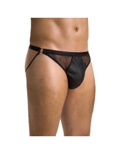 PASSION 034 SLIP OPEN LUKE NEGRO L/XL