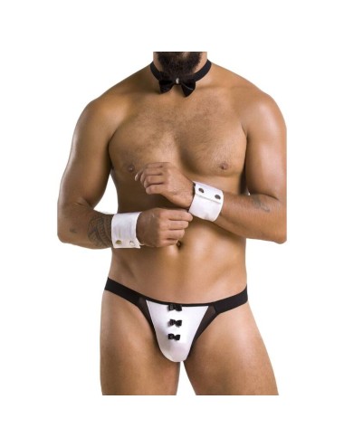 PASSION 036 SLIP ALFROJO NEGRO L/XL