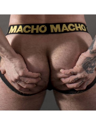 MACHO - MX25AC JOCK CUERO AMARILLO L