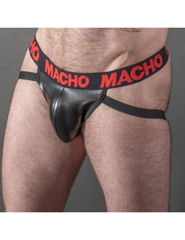 MACHO - MX25RC JOCK CUERO ROJO S