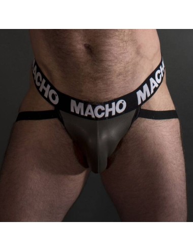 MACHO - MX27GR JOCK CUERO GRIS BEIGE S