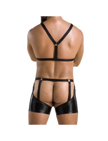 PASSION 047 SET ARON NEGRO L/XL