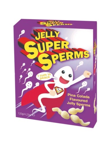 SPENCER & FLEETWOOD JELLY SUPER SPERM GOMINOLAS FORMA ESPERMA 120 GR