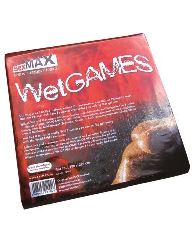 SEXMAX SABANA ROJA DE PLASTICO REUTILIZABLE