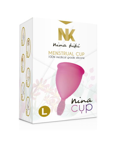 NINA CUP COPA MENSTRUAL TALLA L ROSA