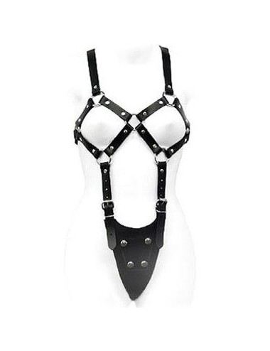 LEATHER BODY EXPOSED BODY WOMAN
