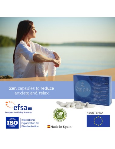 ZEN PILLS CAPSULAS RELAJACION Y REDUCCION ANSIEDAD