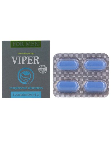 VIPER POTENCIADOR MASCULINO 4 CAPSULAS