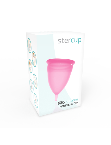 STERCUP COPA MENSTRUAL FDA SILICONE  TALLA S ROSA
