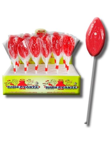 DIABLO PICANTE - PIRULETA LABIOS DE GOMINOLA