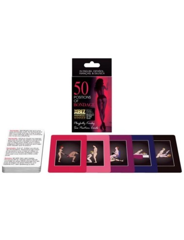 CARTAS 50 POSICIONES DE BONDAGE ES/EN/DE/FR