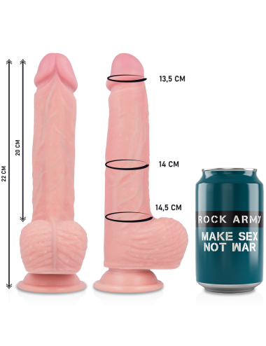 ROCKARMY ARNÉS + LIQUID SILICONE VIBRADOR CONTROL REMOTO PREMIUM APACHE 22CM