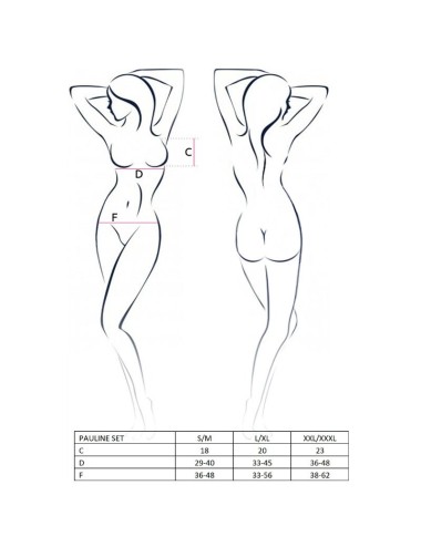 PASSION WOMAN PAULINE SET 3 PIEZAS TALLA L/XL