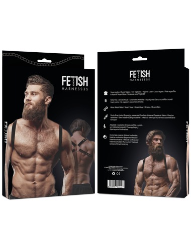 FETISH SUBMISSIVE ATTITUDE - ARNÉS ECOPIEL ESPALDA HOMBRE