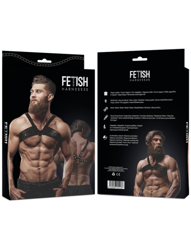 FETISH SUBMISSIVE ATTITUDE - ARNÉS ECOPIEL BRIGADE PECHO HOMBRE