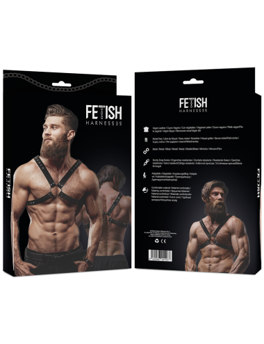 FETISH SUBMISSIVE ATTITUDE - ARNÉS ECOPIEL PECHO CRUZADO HOMBRE