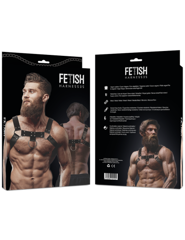 FETISH SUBMISSIVE ATTITUDE - ARNÉS ECOPIEL PECHO HOMBRE