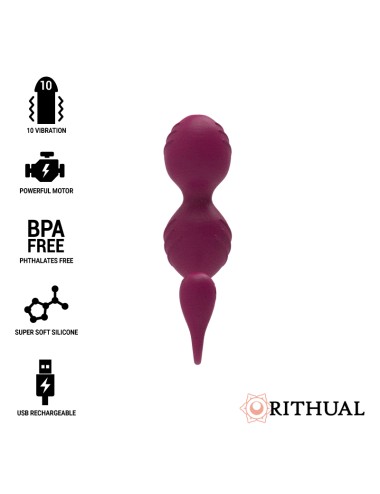 RITUAL NISHA BOLAS KEGEL RECARGABLES VIBRADORAS ORQUIDEA