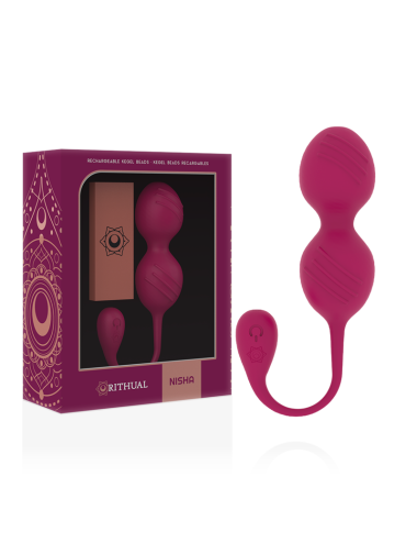 RITUAL NISHA BOLAS KEGEL RECARGABLES VIBRADORAS ORQUIDEA