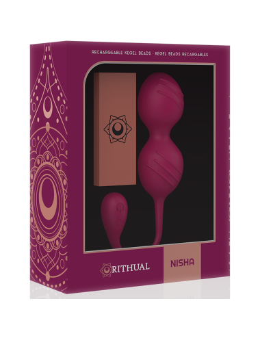 RITUAL NISHA BOLAS KEGEL RECARGABLES VIBRADORAS ORQUIDEA