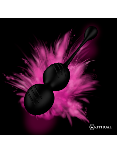 RITUAL NISHA BOLAS KEGEL RECARGABLES VIBRADORAS NEGRO