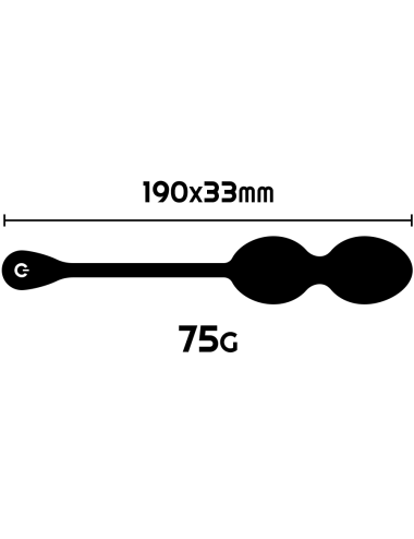 RITUAL NISHA BOLAS KEGEL RECARGABLES VIBRADORAS NEGRO