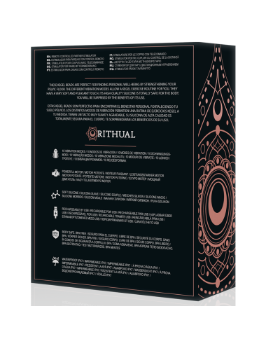 RITUAL NISHA BOLAS KEGEL RECARGABLES VIBRADORAS NEGRO