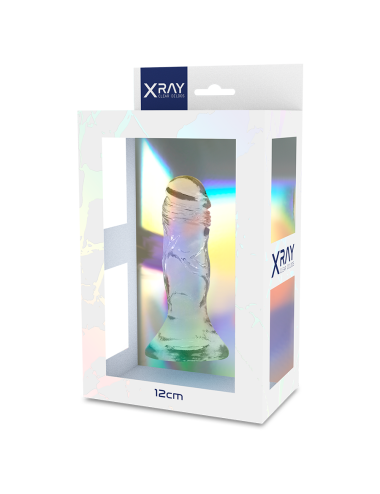 X RAY - CLEAR DILDO TRANSPARENTE 12 CM -O- 2.6 CM