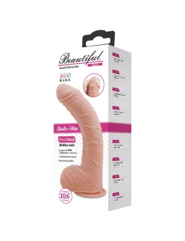BAILE - ALEX DILDO PIEL REALISTA 27 CM