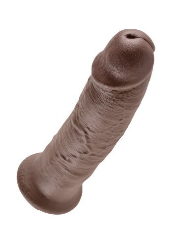 KING COCK - 10 PENE MARRON 25.4 CM