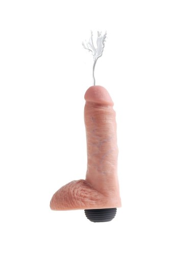 KING COCK - PENE REALISTICO EYACULADOR NATURAL 20.32 CM