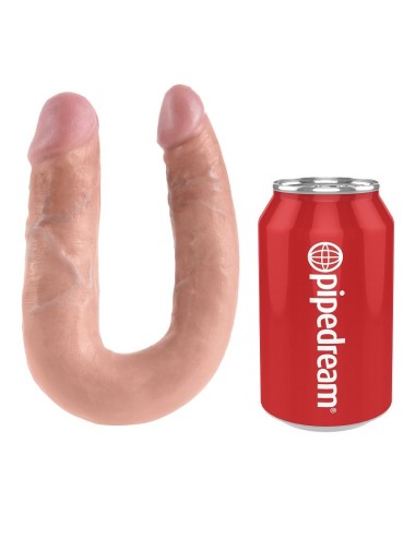 KING COCK - DILDO DOBLE PENETRACIÓN 13.9 CM NATURAL