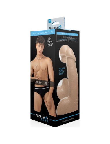 FLESHJACK - RENO GOLD DILDO 19 CM