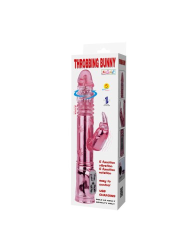 BAILE - THROBBING BUNNY ROTADOR RAMPANTE ROSA