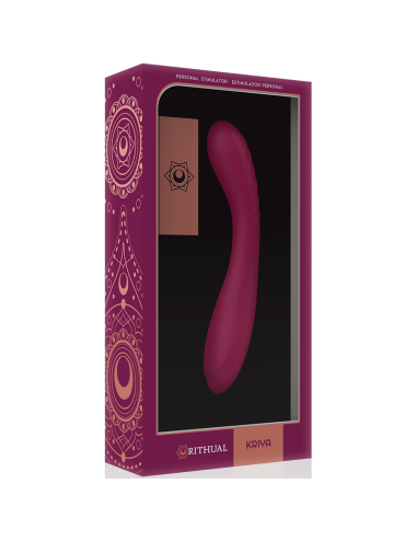 ESTIMULADOR RITUAL KRIYA PUNTO-G RECARGABLE ORQUIDEA