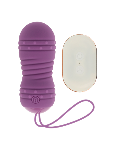 OHMAMA - HUEVO CONTROL REMOTO 7 MODOS ROTACION LILA