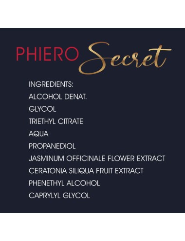 500 COSMETICS - PHIERO SECRET CONCENTRADO NATURAL HORMONAS INODORO 15 ML