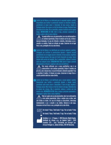 CONTROL - LUB GEL LUBRICANTE NATURAL 75 ML