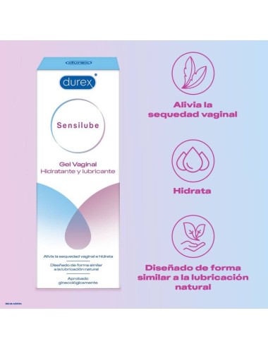 DUREX - SENSILUBE GEL HIDRATANTE Y LUBRICANTE 40 ML