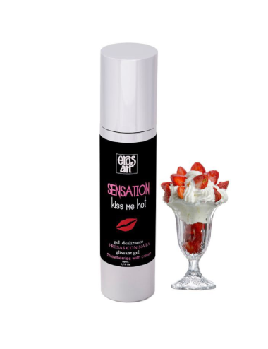 EROS-ART - SENSATTION LUBRICANTE NATURAL FRESAS CON NATA 50 ML