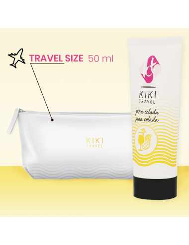 KIKÍ TRAVEL - LUBRICANTE SABOR A PIÑA COLADA 50 ML