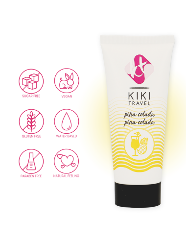 KIKÍ TRAVEL - LUBRICANTE SABOR A PIÑA COLADA 50 ML