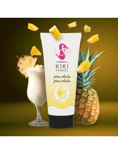 KIKÍ TRAVEL - LUBRICANTE SABOR A PIÑA COLADA 50 ML