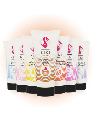 KIKÍ TRAVEL - GEL DESLIZANTE SABOR A TARTA AMERICANA CUPCAKE 50 ML
