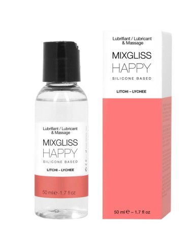 MIXGLISS - HAPPY LUBRICANTE SILICONA LITCHI 50 ML